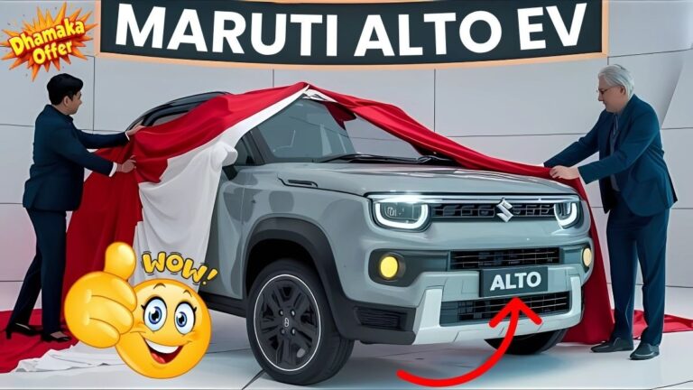Maruti Alto EV to Launch Soon with Compact Design, Affordable Price & Impressive Battery Range