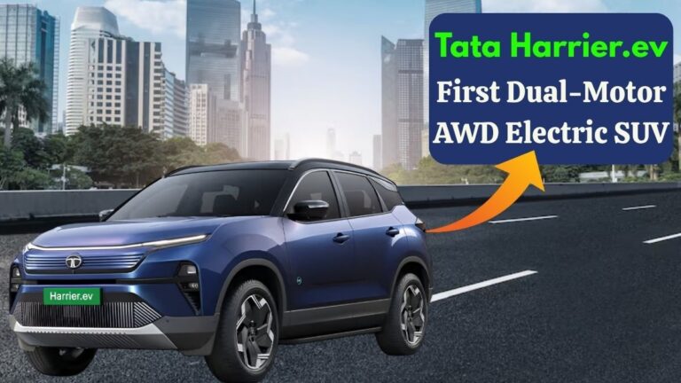 Tata Harrier.ev Unveiled as India’s First Dual-Motor AWD Electric SUV