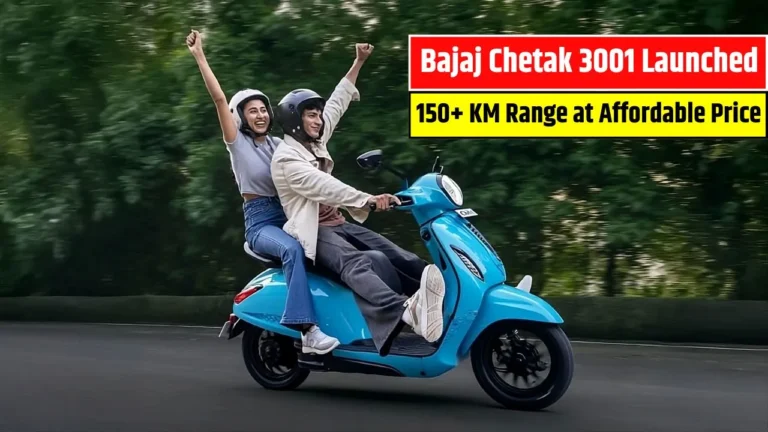 Bajaj Chetak 3001 Launched in India with 150+ KM Range & Premium Tech at Affordable Price