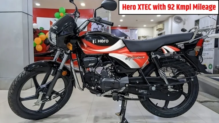 Hero Splendor Plus Xtec Launched with Bold Styling & 92 kmpl Mileage, Check Features & Price Now