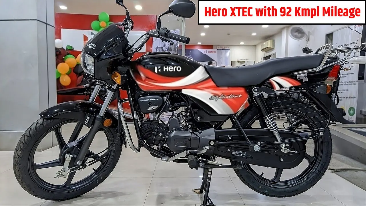 Hero Splendor Plus Xtec Launched with Bold Styling & 92 kmpl Mileage, Check Features & Price Now