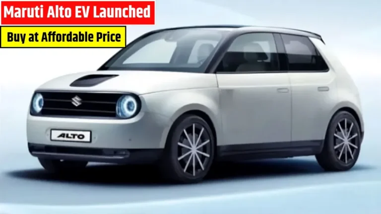 Maruti Alto EV to Launch Soon with Compact Design, Affordable Price & Impressive Battery Range