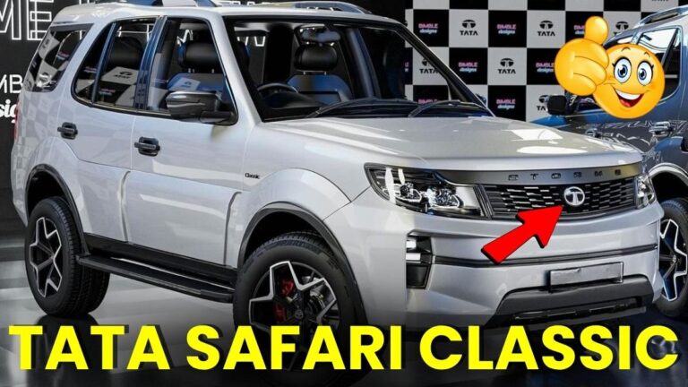 New Tata Safari Classic: A Bold Blend Of Heritage And Modernity