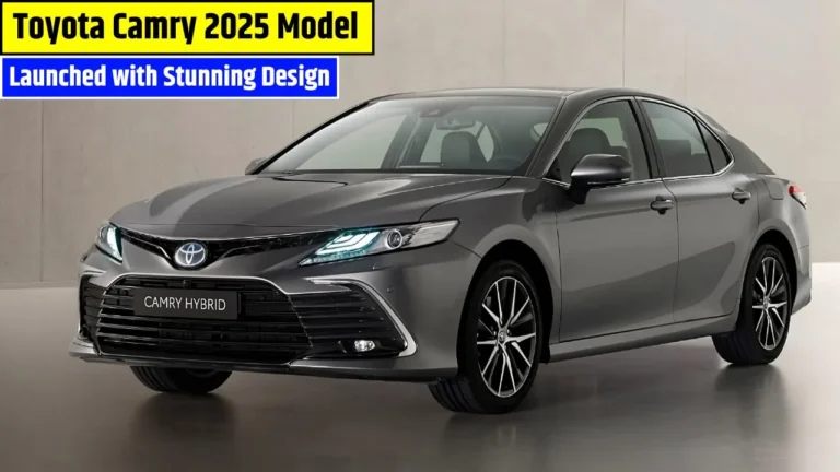 New Toyota Camry 2025 Model Takes on German Sedans with Style, Mileage & a Tech-Loaded Interior