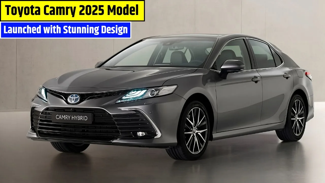 New Toyota Camry 2025 Model Takes on German Sedans with Style, Mileage & a Tech-Loaded Interior