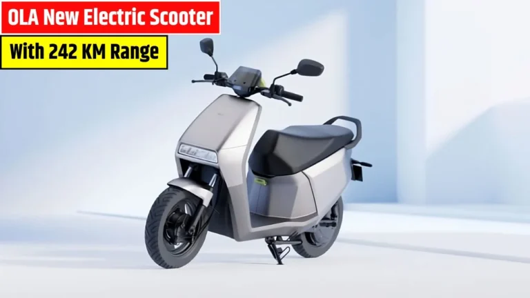 OLA New Electric Scooter Launched in India with 242KM Certified Range & AI-Based Dashboard