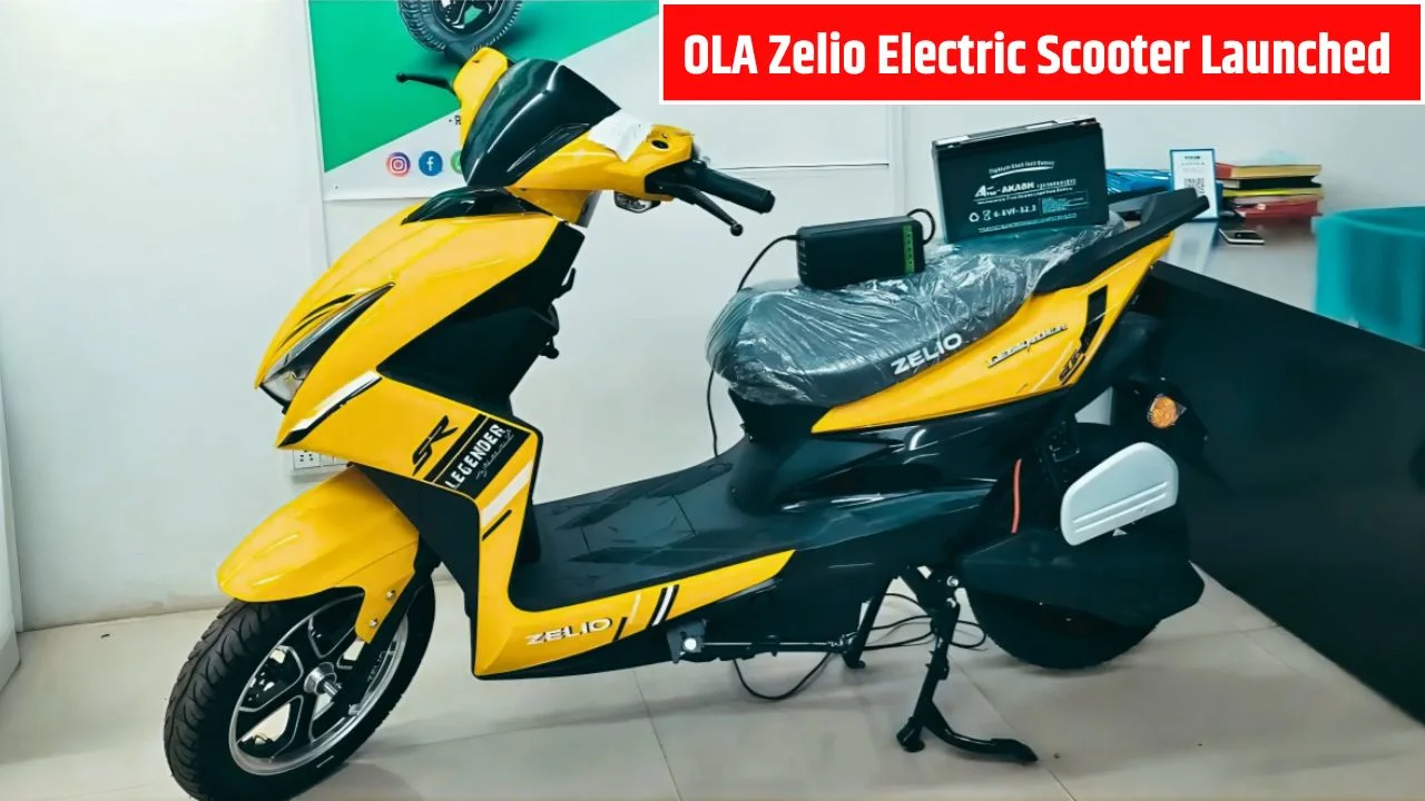 OLA Zelio Electric Scooter Launched with 200KM Range, Smart Features, Stylish Design and Eco-Friendly Ride