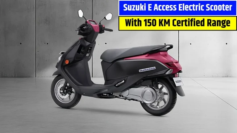 Suzuki E Access EV Promises a 150KM Range, Detachable Battery, Smart Console & Next-Level City Riding