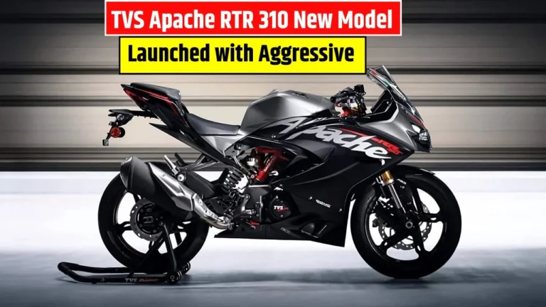 TVS Apache RTR 310 New Model Launched with Aggressive Design, Race-Ready Features & Smart Tech