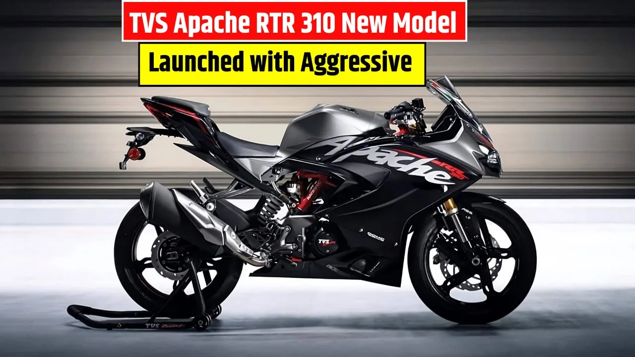 TVS Apache RTR 310 New Model Launched with Aggressive Design, Race-Ready Features & Smart Tech