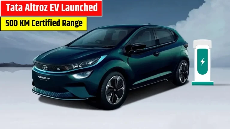 Tata Altroz EV Launched with Sleek Design, 500 KM Range, Long Range & Premium Tech for Indian Buyers