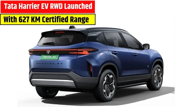 Tata Harrier EV RWD Launched with Bold Design, Smart Features & 627KM Certified Range