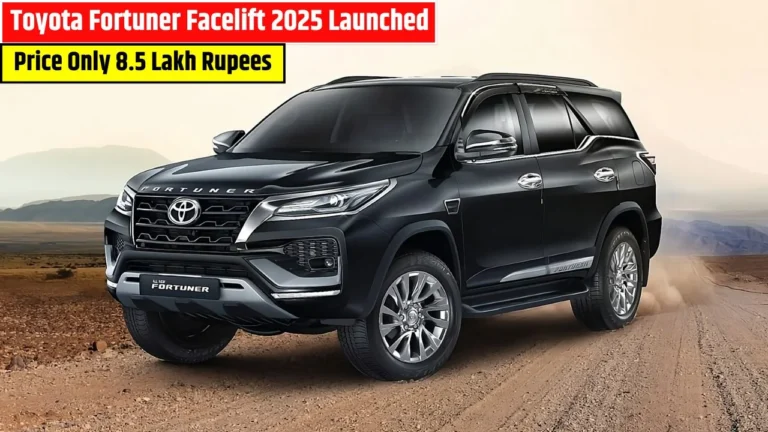 Toyota Fortuner Facelift 2025 Offers Luxury Looks, Powerful Engine & Lower-Than-Expected Price