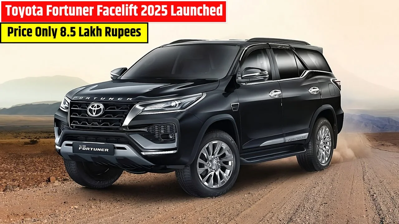 Toyota Fortuner Facelift 2025 Offers Luxury Looks, Powerful Engine & Lower-Than-Expected Price