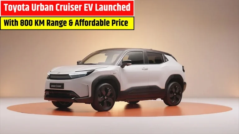 Toyota Urban Cruiser Electric SUV Set to Launch Soon with 800 KM Range & Affordable Price
