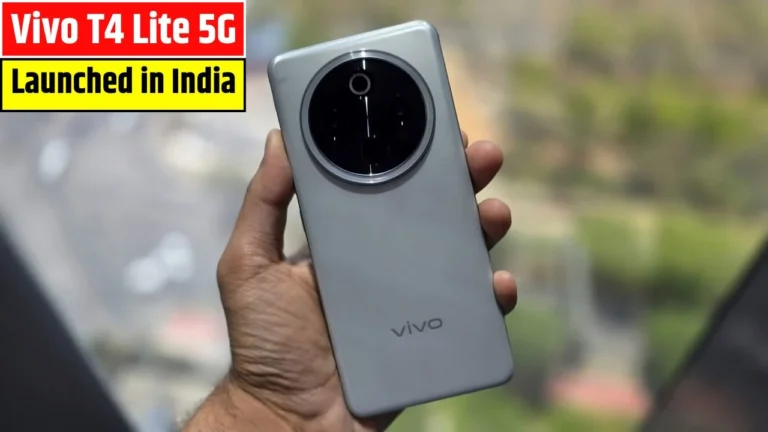 Vivo T4 Lite 5G Launched in India with Stylish Design, 120Hz Display & Budget Price